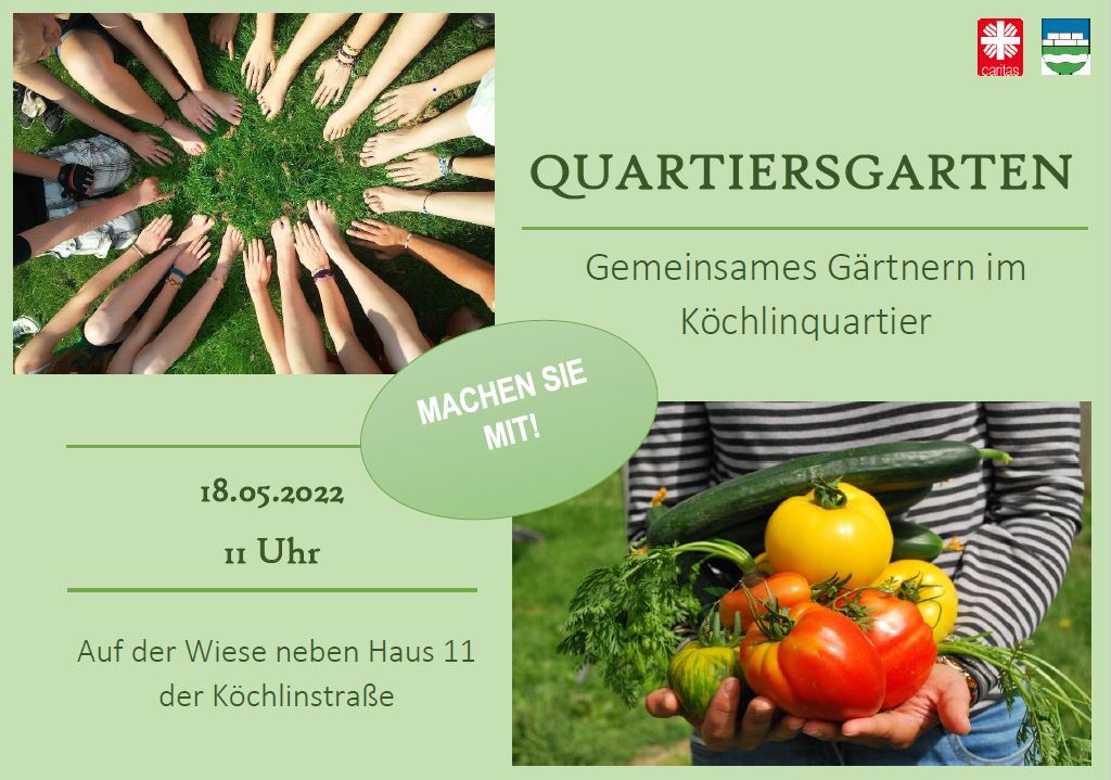 Flyer mit Bildern von Gemüse